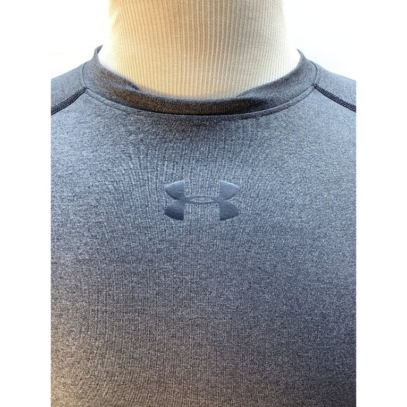 Under Armour Men's Grey Short Sleeve Athletic T-Shirt Size 2XL - Picture 2 of 7